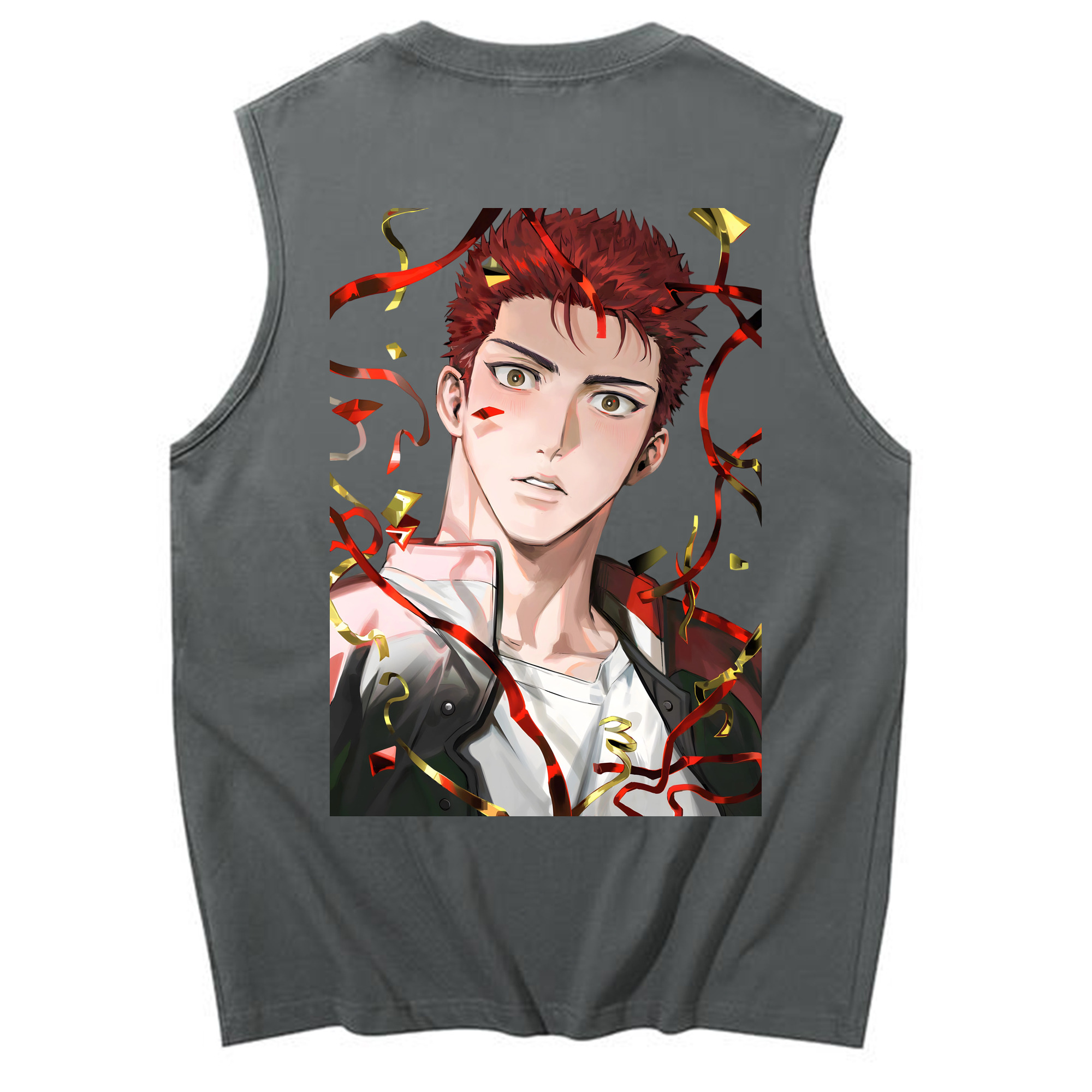 （画像用） SLAM DUNK／スラムダンク コットン100％タンクトップ（背面プリント）